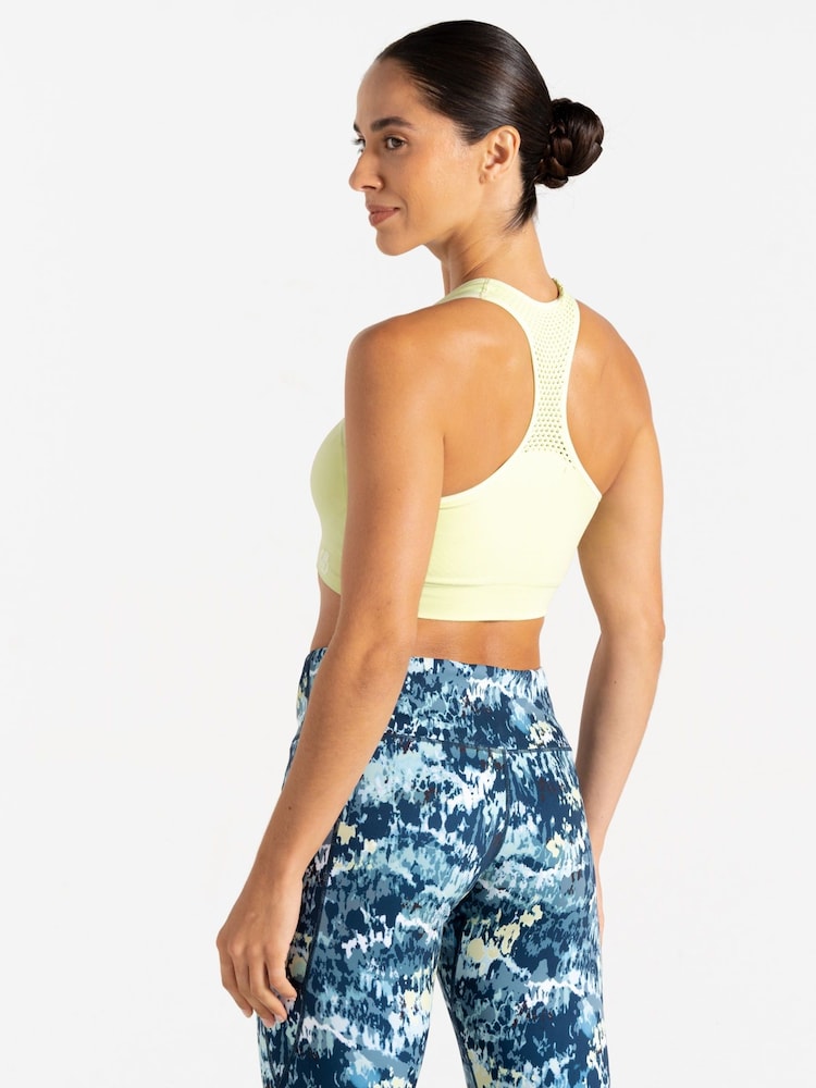 Dare 2b Green Womens Don't Sweat It II Sports Bra - Image 2 of 9