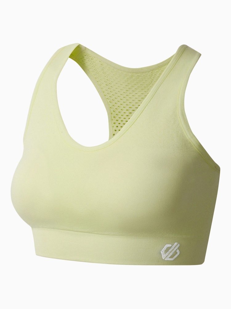 Dare 2b Green Womens Don't Sweat It II Sports Bra - Image 9 of 9