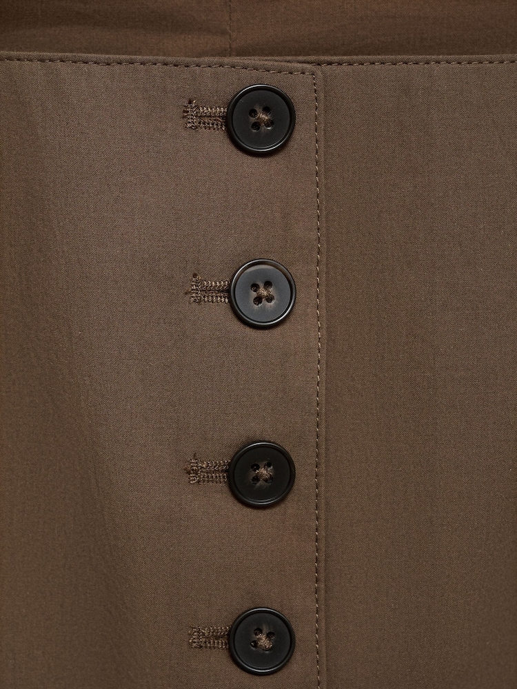 Mango Brown Button Waistcoat - Image 9 of 9