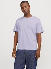 JACK & JONES Purple T-Shirt - Image 1 of 5
