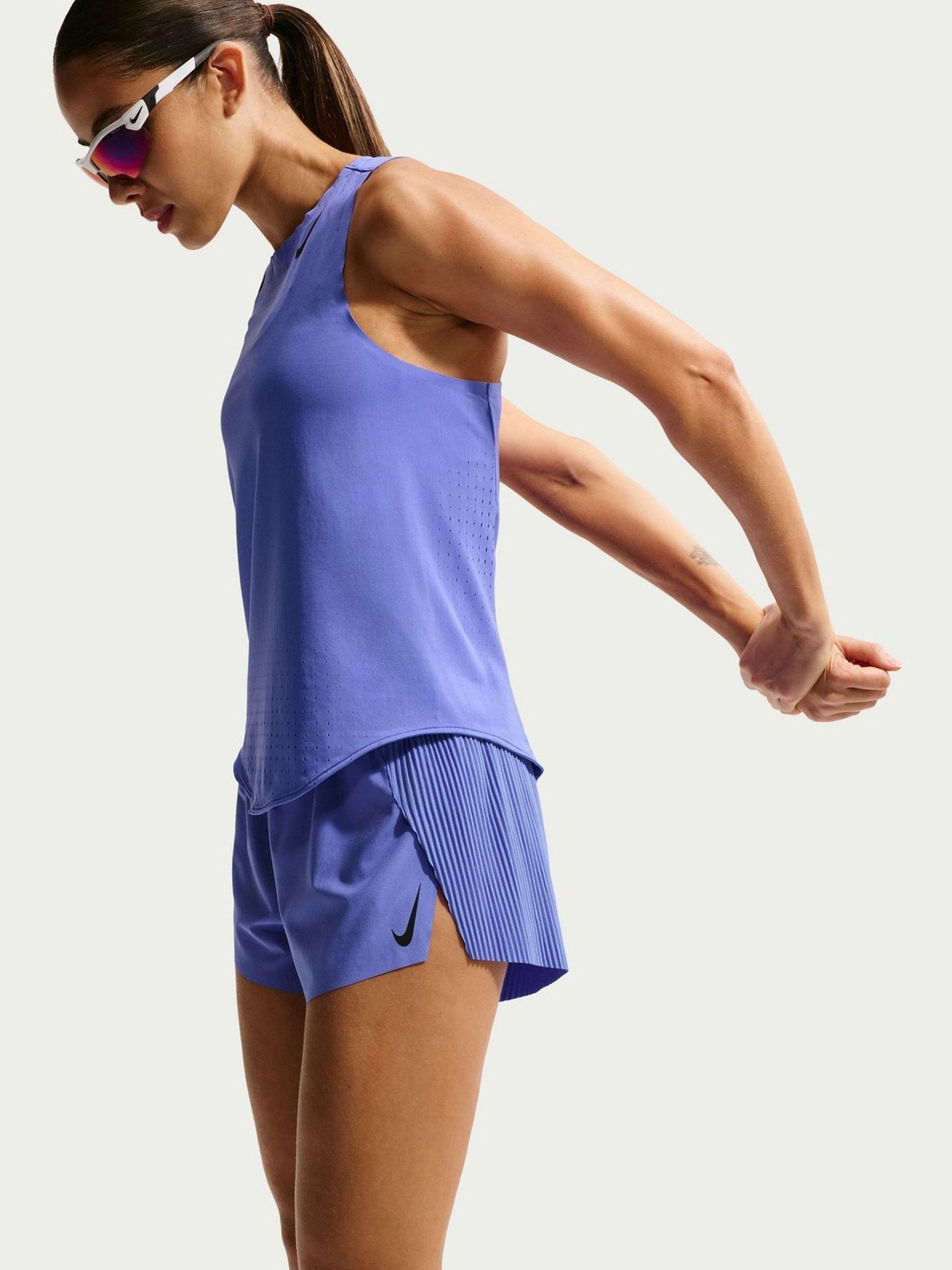 Comprar Azul safira - Calções de corrida Nike Aero Swift Dri-FIT