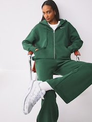 Nike Fir Green Phoenix Fleece Oversized Full-Zip Hoodie - Image 6 of 7