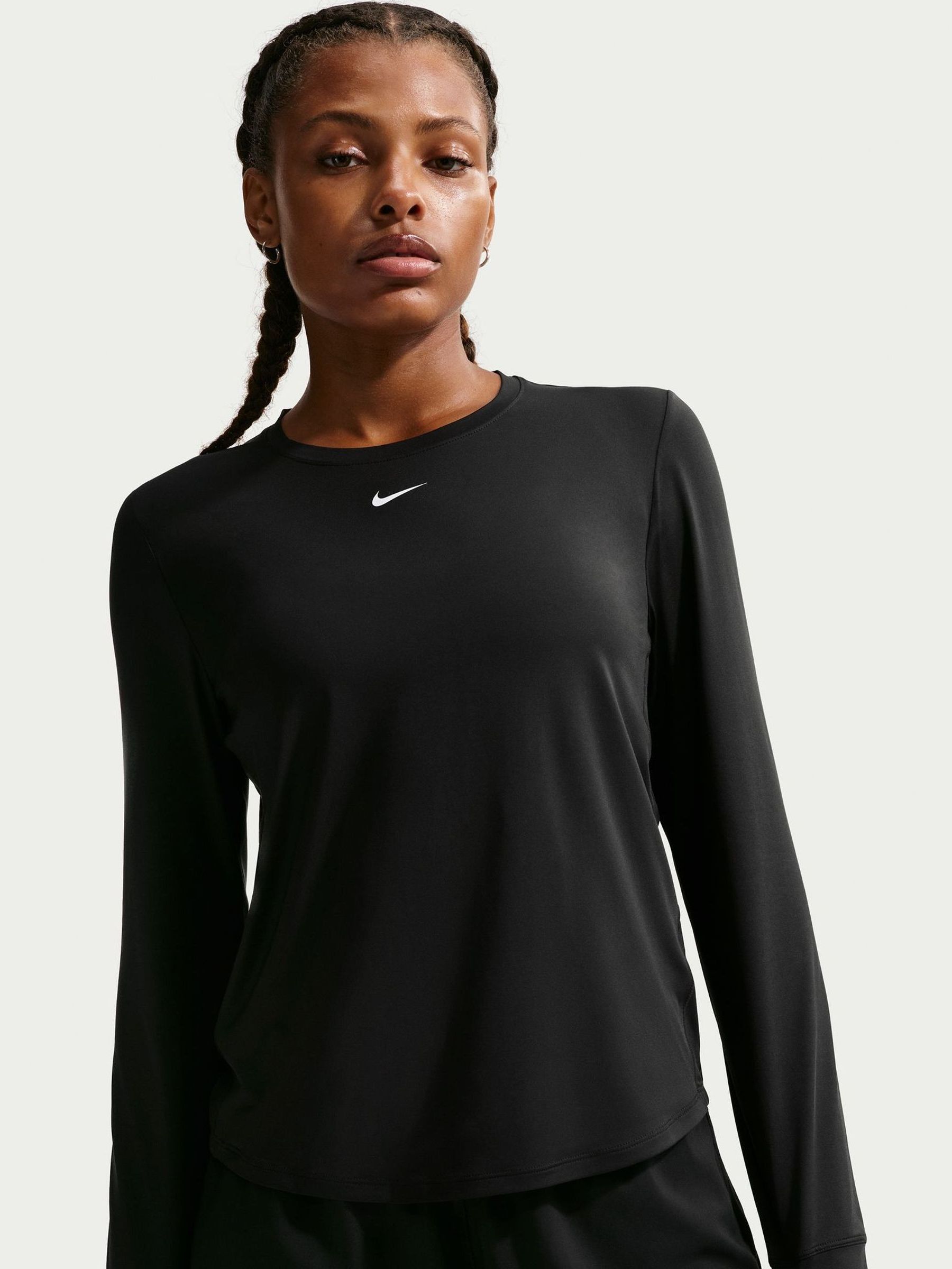 Buy Nike Black One Classic Dri-FIT Long Sleeve T-Shirt from Next Japan