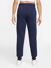 Nike Midnight Navy Phoenix Fleece Mid Rise Joggers - Image 7 of 8
