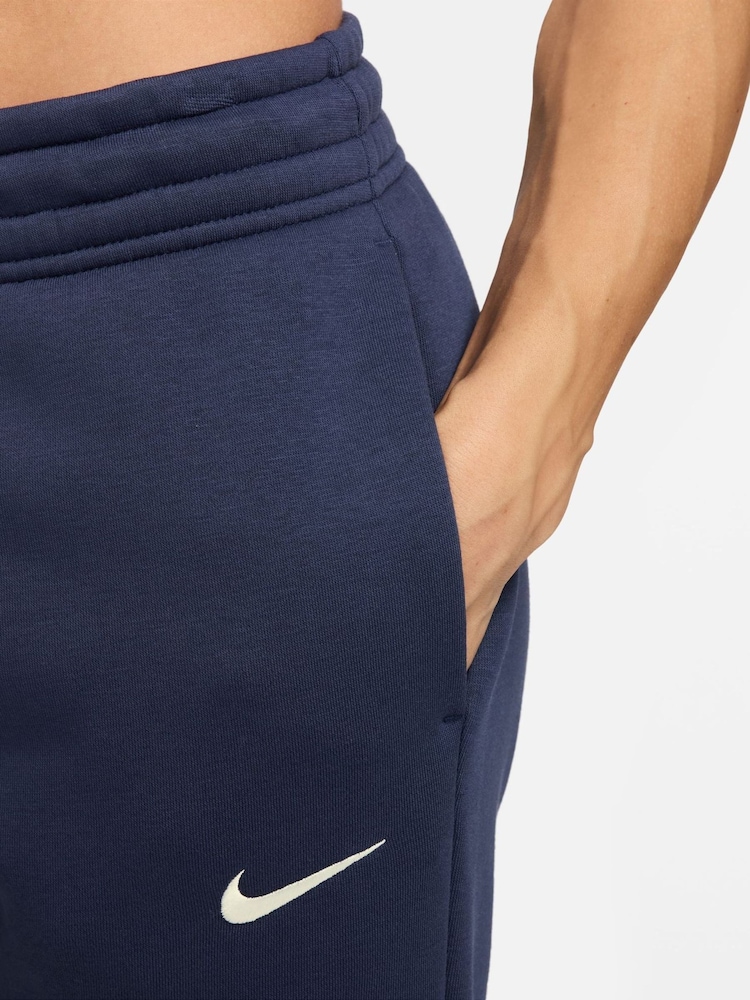 Nike Midnight Navy Phoenix Fleece Mid Rise Joggers - Image 8 of 8 Nike Midnight Navy Phoenix Fleece Mid Rise Joggers - Image 8 of 8