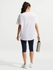 Nike White One Relaxed Dri-FIT Short Sleeve T-Shirt - Image 2 of 5