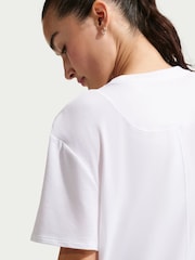 Nike White One Relaxed Dri-FIT Short Sleeve T-Shirt - Image 4 of 5