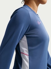 Nike Navy Academy Dri-FIT Crew Neck Long Sleeve Football Top - Image 4 of 5