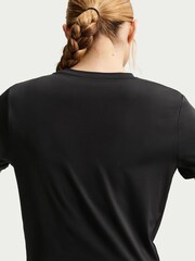Nike Black One Classic Twist Dri-FIT Short Sleeve Top - Image 5 of 5