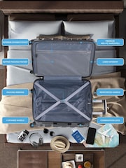 Flight Knight  Medium Check-In Hold Luggage Hardcase Travel Suitcases Set Of 2 - Image 7 of 8