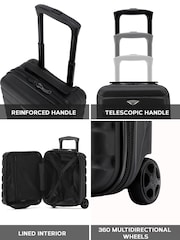 Flight Knight Wizz Air Underseat 2 Wheel ABS Hard Case Cabin Carry On Hand Luggage - Image 5 of 7
