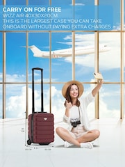Flight Knight Wizz Air Underseat 2 Wheel ABS Hard Case Cabin Carry On Hand Luggage - Image 2 of 7