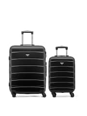 Flight Knight Medium Check-In & Small Carry-On Hardcase Travel Black Suitcase Set Of 2 - Image 1 of 8