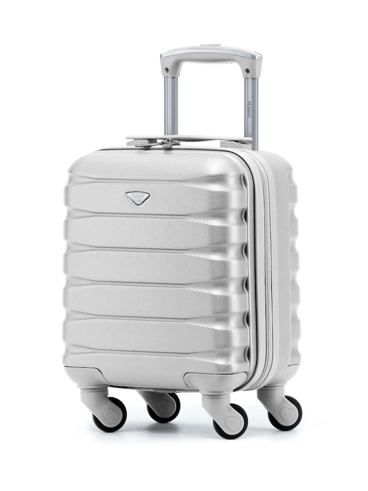 srebrna (barva); srebro - Flight Knight Lightweight 4 Wheel ABS Hard Case Cabin Carry On Hand Luggage Approved For Over 100 Airlines Suitcases - Slika 1 iz 7 srebrna (barva); srebro - Flight Knight Lightweight 4 Wheel ABS Hard Case Cabin Carry On Hand Luggage Approved For Over 100 Airlines Suitcases - Slika 1 iz 7
