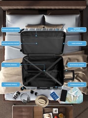 Flight Knight Metallic Medium Check-In & Small Carry-On Hardcase Travel Suitcase Set Of 2 - Image 7 of 8
