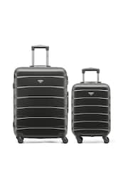 Flight Knight Grey Medium Check-In & Small Carry-On Hardcase Travel Suitcase Set Of 2 - Image 1 of 8
