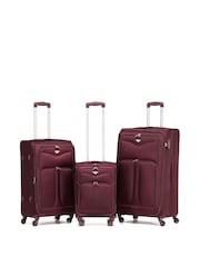 Flight Knight Large Soft Case Checkin Suitcases and Cabin Case Set of 3 - Image 1 of 7
