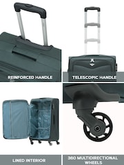 Flight Knight Large Soft Case Checkin Suitcases and Cabin Case Set of 3 - Image 5 of 7