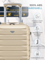 Flight Knight Lightweight 4 Wheel ABS Hard Case Cabin Carry On Hand Luggage Approved For Over 100 Airlines Suitcases - Image 3 of 7