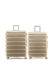 Flight Knight Medium & Large Check In Hold Luggage Hardcase Travel Suitcases Set Of 2 - Image 1 of 8