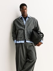 Universal Works Blue Square Pocket Striped Shirt - Image 6 of 8