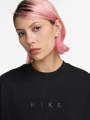 Nike Black Boxy Short-Sleeve T-Shirt - Image 8 of 8