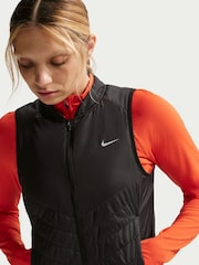 Nike Black Tempo Repel Warm Running Gilet - Image 6 of 8