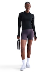 Nike Black Universa Dri-FIT Hooded Long Sleeve Baselayer Top - Image 1 of 12