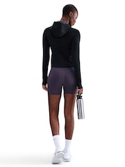 Nike Black Universa Dri-FIT Hooded Long Sleeve Baselayer Top - Image 2 of 12