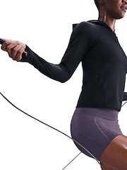 Nike Black Universa Dri-FIT Hooded Long Sleeve Baselayer Top - Image 4 of 12