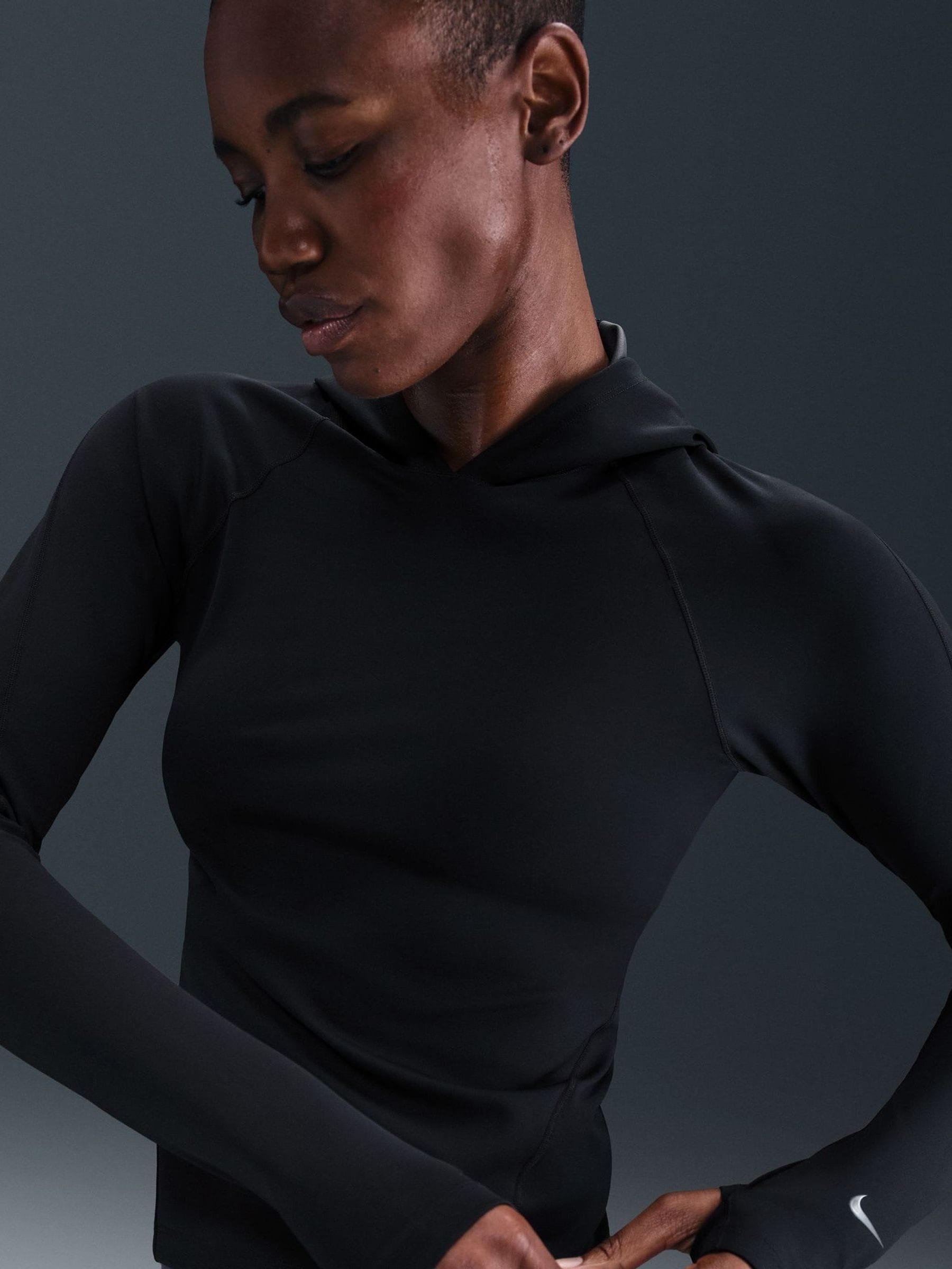 nike hooded long sleeve t shirt