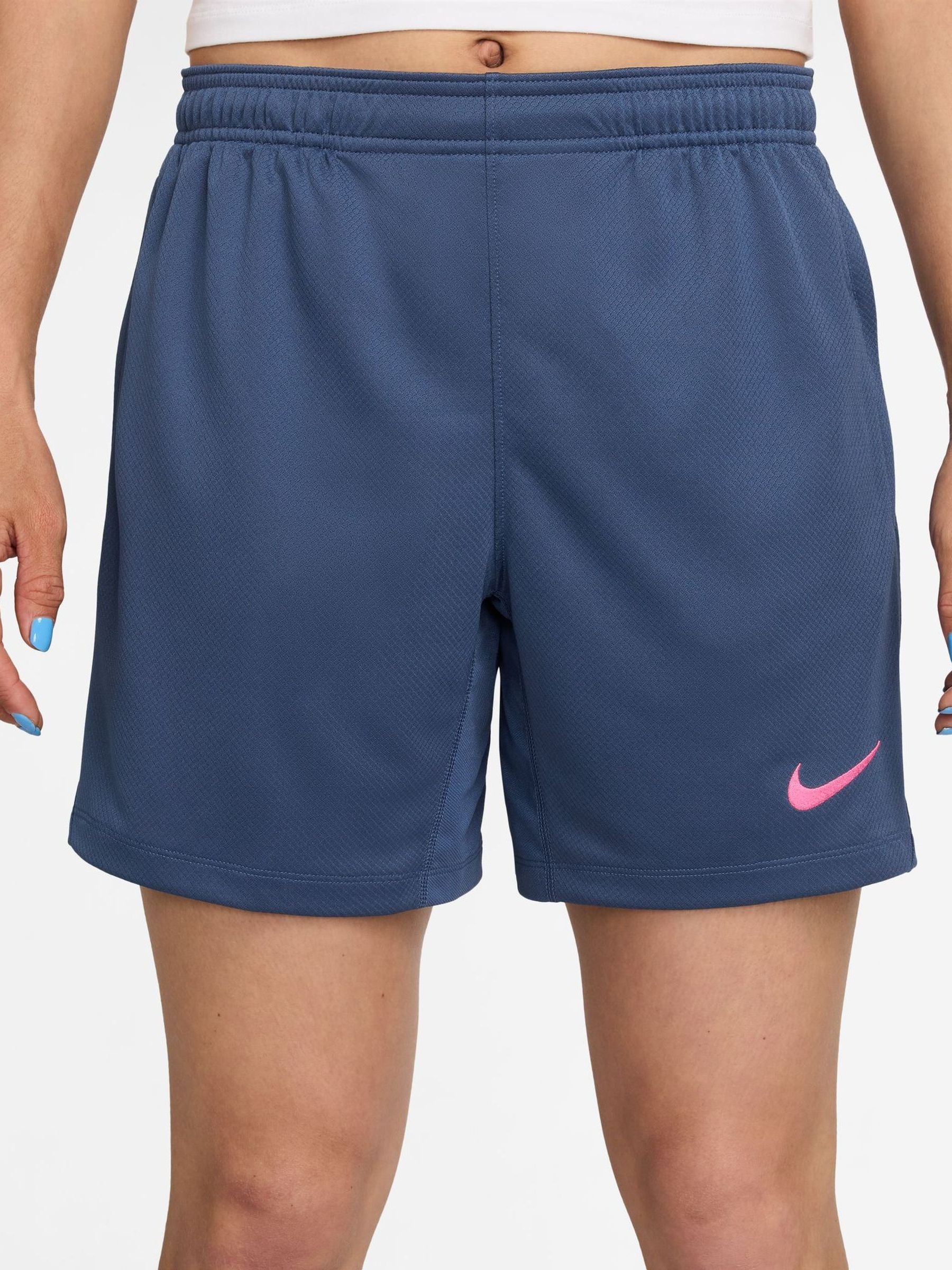 blue nike football shorts