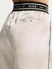 Nike Light Bone Neutral Satin Wide Leg Trousers - Image 7 of 7