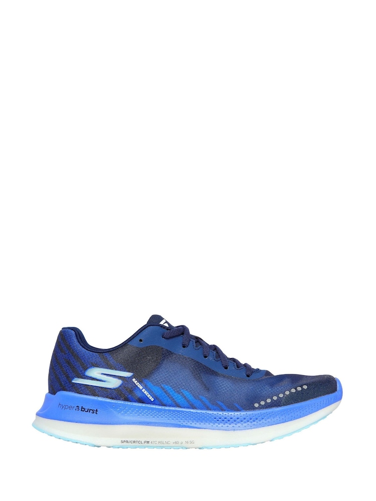Skechers Black Go Run Razor Excess Sports Shoes - Image 1 of 5