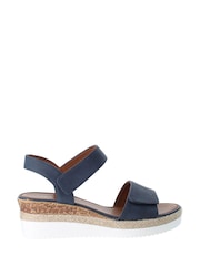 Josef Seibel Blue Espi 07 Sandals - Image 1 of 5