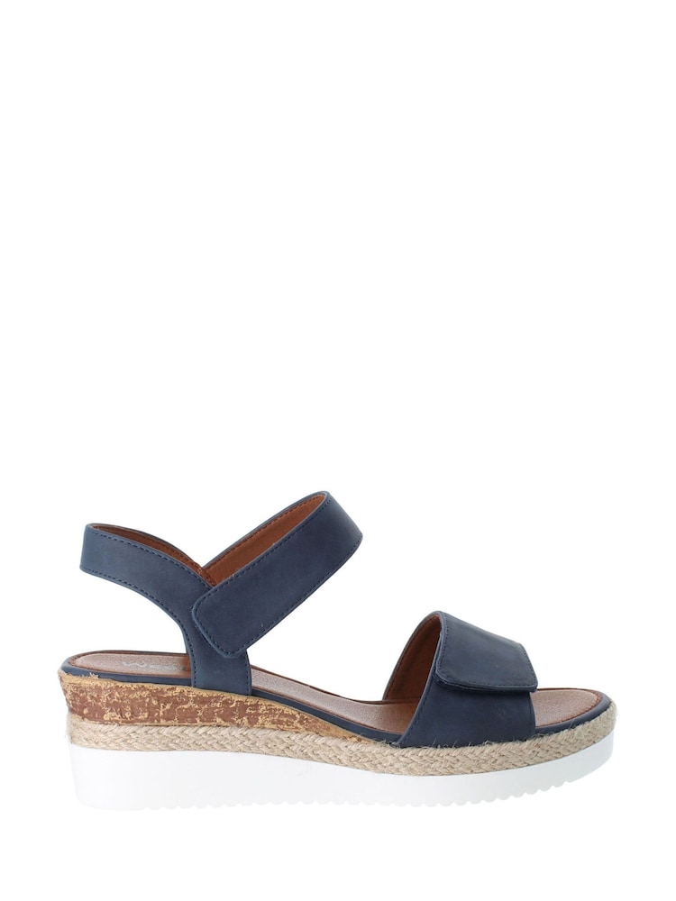 Josef Seibel Blue Espi 07 Sandals - Image 1 of 5