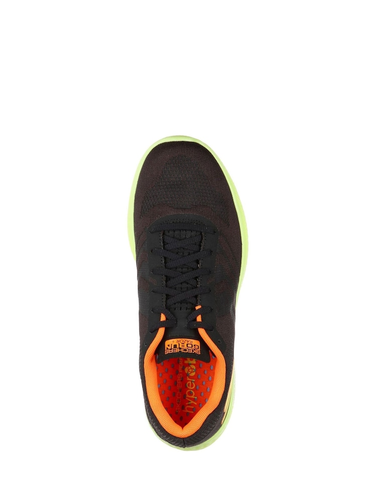 Skechers Black Go Run Razor Sports Shoes - Image 5 of 5