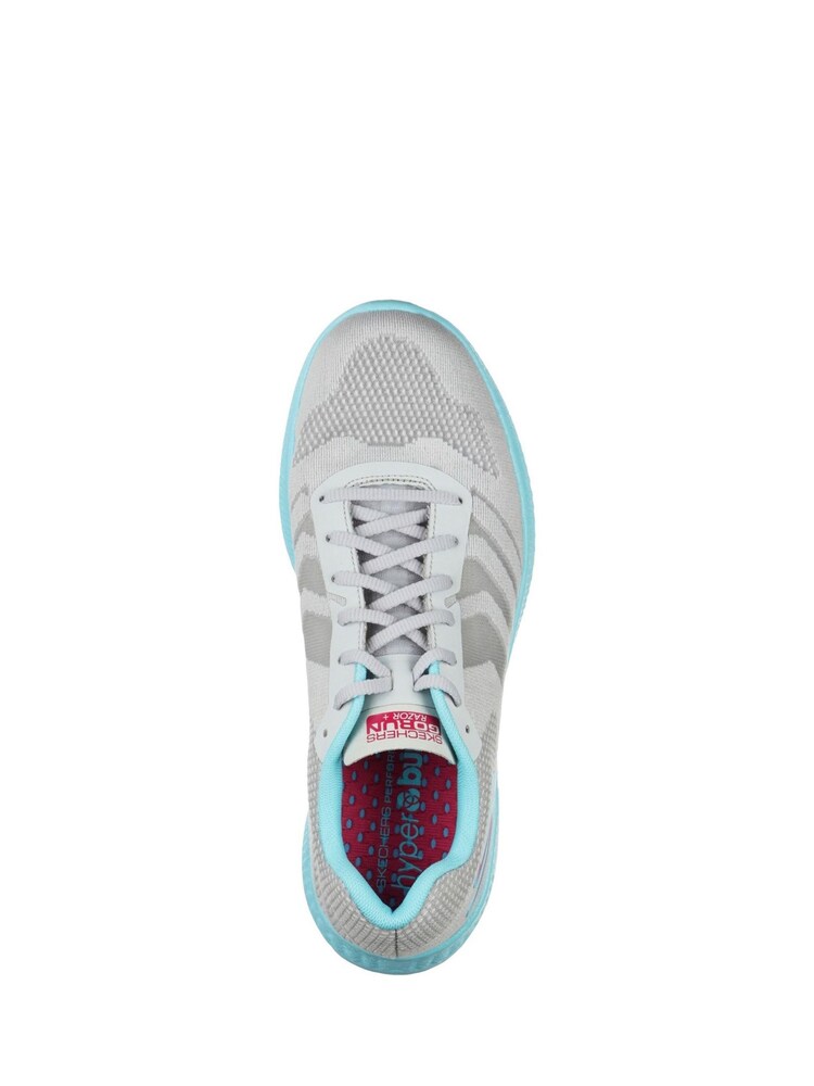 Skechers Grey Go Run Razor Sports Shoes - Image 5 of 5