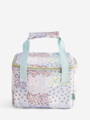 Lilac Purple Maisie Gingham Floral Lunch Bag - Image 5 of 5