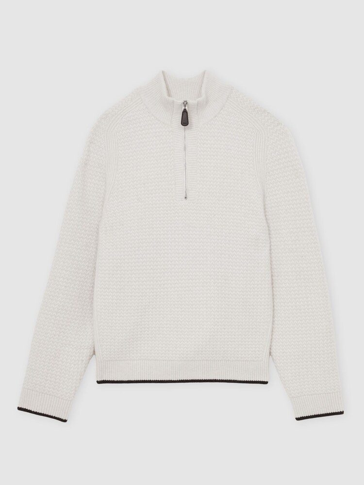 Reiss Winter White Stockdale Jumper - Image 2 of 7