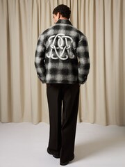 Reiss Black/White Barton Shirt - Image 5 of 6