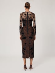 Reiss Black Lulu Dress - Image 6 of 8