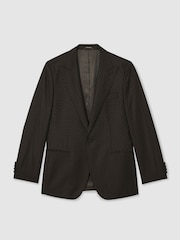 Reiss blazer z enorednim zapenjanjem iz volnene mešanice s pikami Reiss Jake - Slika 3 iz 11