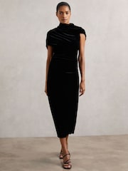 Reiss Black Nara Dress - Image 1 of 7
