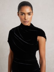 Reiss Black Nara Dress - Image 3 of 7