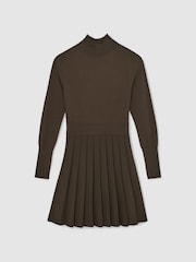 Reiss Lici Knitted Belted Skater Mini Dress - Imagen 2 de 5