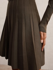 Reiss Lici Knitted Belted Skater Mini Dress - Imagen 3 de 5