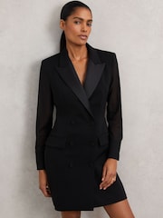 Reiss Black Adina Dress - Image 3 of 6
