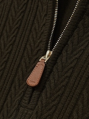 Reiss Dark Olive Green Loxley Jumper - Image 7 of 7