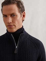 Reiss Navy Loxley Jumper - Image 3 of 7